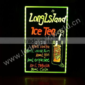 LED Fluorescent Writing Menu Board