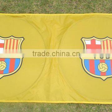 190t Nylon Ployester Car Front Sunshade Double Circle