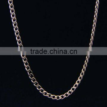 Byzantine Stainless Steel Chain Necklace & 18k Gold Bracelet Tribal Necklace photo-3