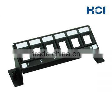 Multimedia Modules 6-Port 30-Degree Blank Patch Panel photo-2