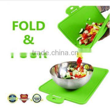 Wholesale for 2016 fancy folding silicone Cutting Boards,plastic chopping board