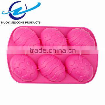 Easter Egg Shape Silicone Cake Decorating Molds photo-4
