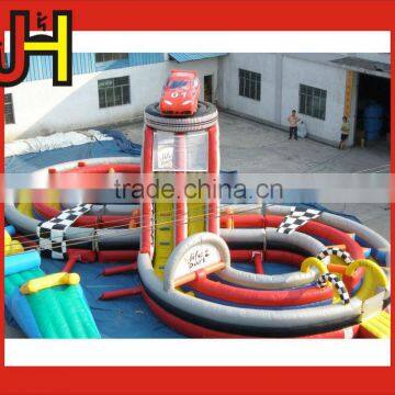 Car Inflatable Obstacle Courses/water Obstacle Slide for Sale