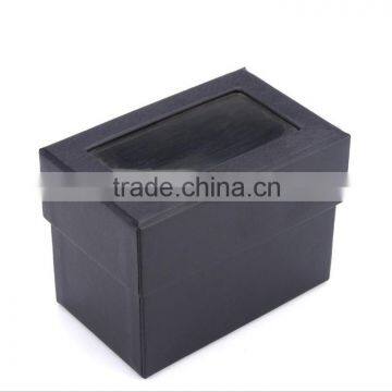 Chinese Factories Wholesale Custom High-grade Cardboard Boxes, Watches Black Beautiful Gift Box photo-3