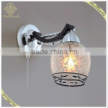 Classic Unique Sconce Lamp Chromed Metal Lights for Home