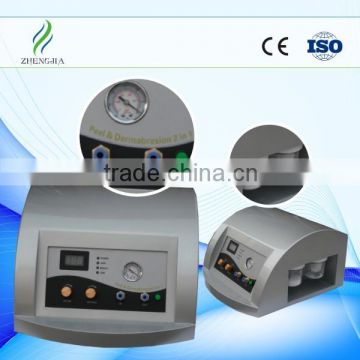 Zhengjia Medical High quality 3 function facial diamond microdermabrasion machine with stand salon equipment