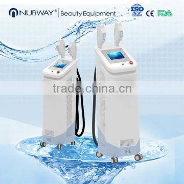 515-1200nm Newest SHR IPL Hair Removal Device Skin Whitening Nubway Beauty Salon Equipment Pigment Removal