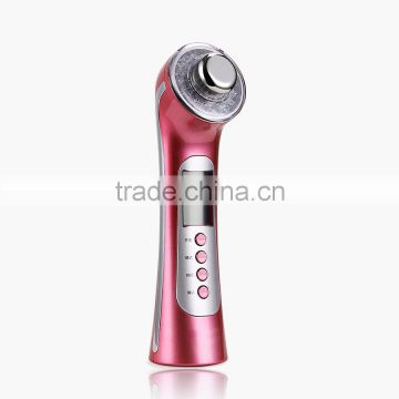 BP008B rechargeable 3Mhz ultrasonic galvanic Led light beauty machine for Anti Puffiness Pigment Removal Skin Rejuvenation