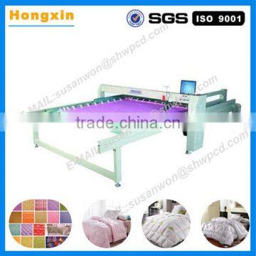 computerized single movable head quilting machine