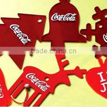 2013 New acrylic Christmas hanging ornaments