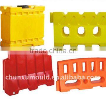 plastic road barrier, by rotomould, with LLDPE, OEM service