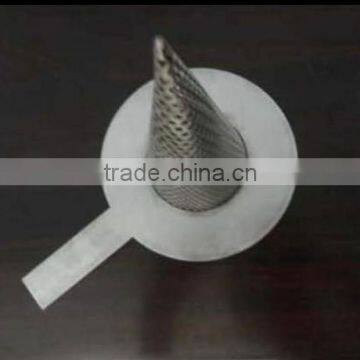 YS High Quality Stainless Steel Perforated Temporary Cone Strainer/Cone Filter Mesh photo-2