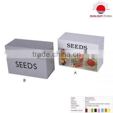 galvanized iron seed box