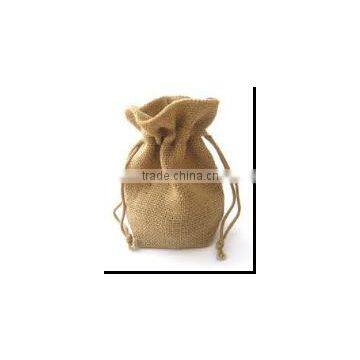 jute draw string bag