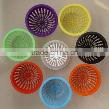 food grade plastic 4" plastic net pots hydroponic plant pots for green house