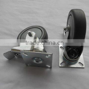 swivel Furniture pvc pipe caster wheel