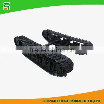 2 ton rubber track chassis for small size crawler machine