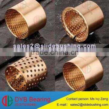 FB090 FB092 bushing, oiless bronze wrapped bush,sleeve/flange bearing bush full brass/copper split bush