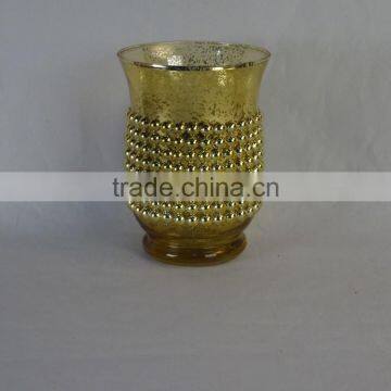 electroplating glass candle holder