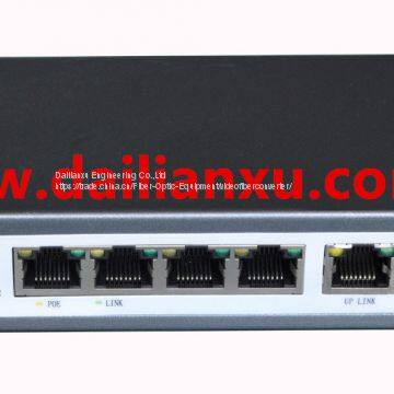 5ports Gigabit POE switch  4chs 10/100M  POE Ethernet ports one 1000M uplink port Switch 150M range 48V 24V optional