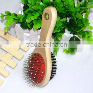 Large dog grooming brushes wood dog hair brush