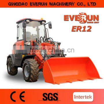 ER12 Mini Wheel Loader with Quick Hitch for Sale