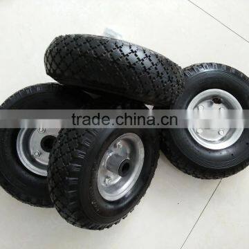 Wood Wagon Wheelbarrow Rubber Wheel 3.00-4