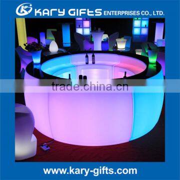 Import From China Large Size Remote Control Led Round Bar Counter photo-2
