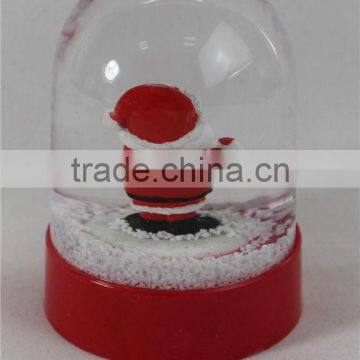 2016 Walmart Large Christmas Santa Plastic Snow Globe photo-4