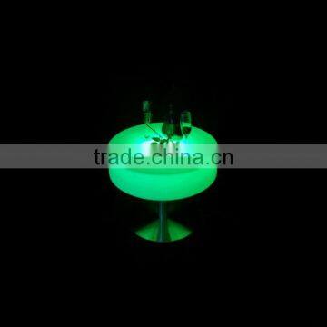 LED Remote Round Coffee Table/ Hot Sell LED Rechargeable Round Coffee Table/LED Outdoor Lawn Round Table photo-2