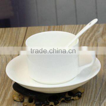 Haonai High Quality Hot Sale Bone China Bulk Tea Cup and Saucer photo-3