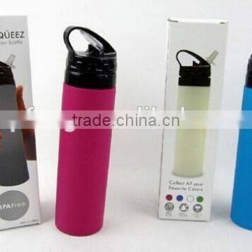 Eco Squeeze Silicone Water Bottle / Silicone Water Bottle / Squeeze Water Bottle photo-6