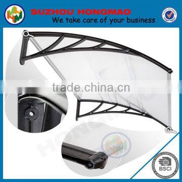 DIY Awning Extension Polycarbonate Door Canopy With Plastic Brackets photo-5