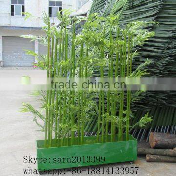 Home Garden Decoration Artificial Outdoor Green Lucky Bamboo Fake Evergreen Bamboo photo-2