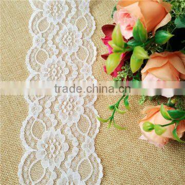 Wholesale Cheap 100%Polyester White Lace