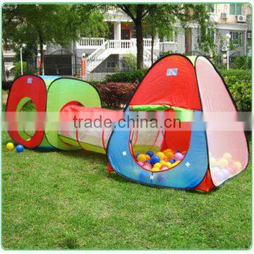 Pop up play tent with tunnel Children Kids play tent set