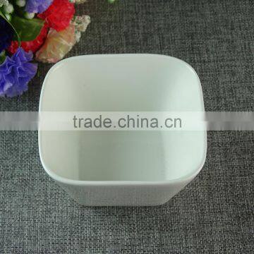 Stock Porcelain White Square Rice Bowl photo-2