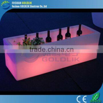 Printing Logo LED Lighted Ice Bucket for Wedding photo-5