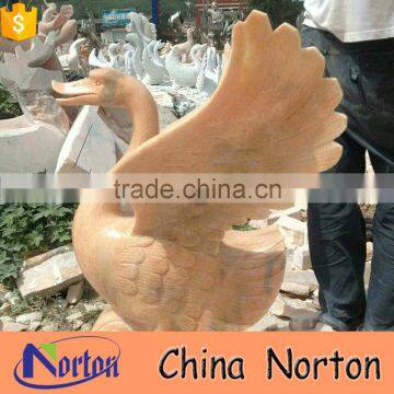 high quality garden ornamentes marble swan sculpture NTBM-A005X