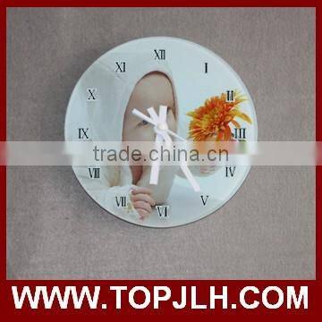 Topjlh Good Performance Custom Photo Print Sublimation Wall Clock photo-5