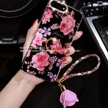 Beautiful Diamond Silicone Cell Phone Cover Case Diamond Mobile Phone Cases for IPhone7/7Plus/6/6s/6plus/6splus Tpu Case photo-4