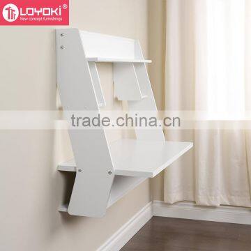 2016 NEW Design Computer Desk Living Room Table Furniture MDF Wooden Cheap Wall Mounted Desk photo-3