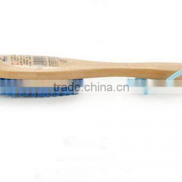 High Quality Solid Wood Brush Soft Wool Washing Brush/multi-purpose Cleaning Shoes Brush With Long Handle photo-4