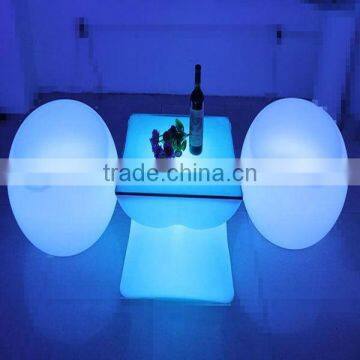 Led Light Chair RGB Colorful Led Chair Comfortable Rechargeable Chair Sets photo-2