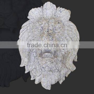 Outdoor Garden Decoration Stone Carving Stone Lion Head Carving photo-2