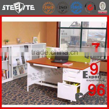 2015 Modern Simple Office Desk Furniture Stainless Steel Desk Legs photo-2