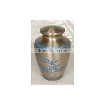 Brass Memorial Funeral Urn