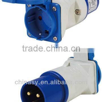 CEE industrial socket and plug IP44