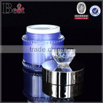 1oz Purple Empty Acrylic Double Wall Cosmetic Jar photo-4