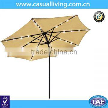 LED Lighted Aluminium Patio Table Umbrella